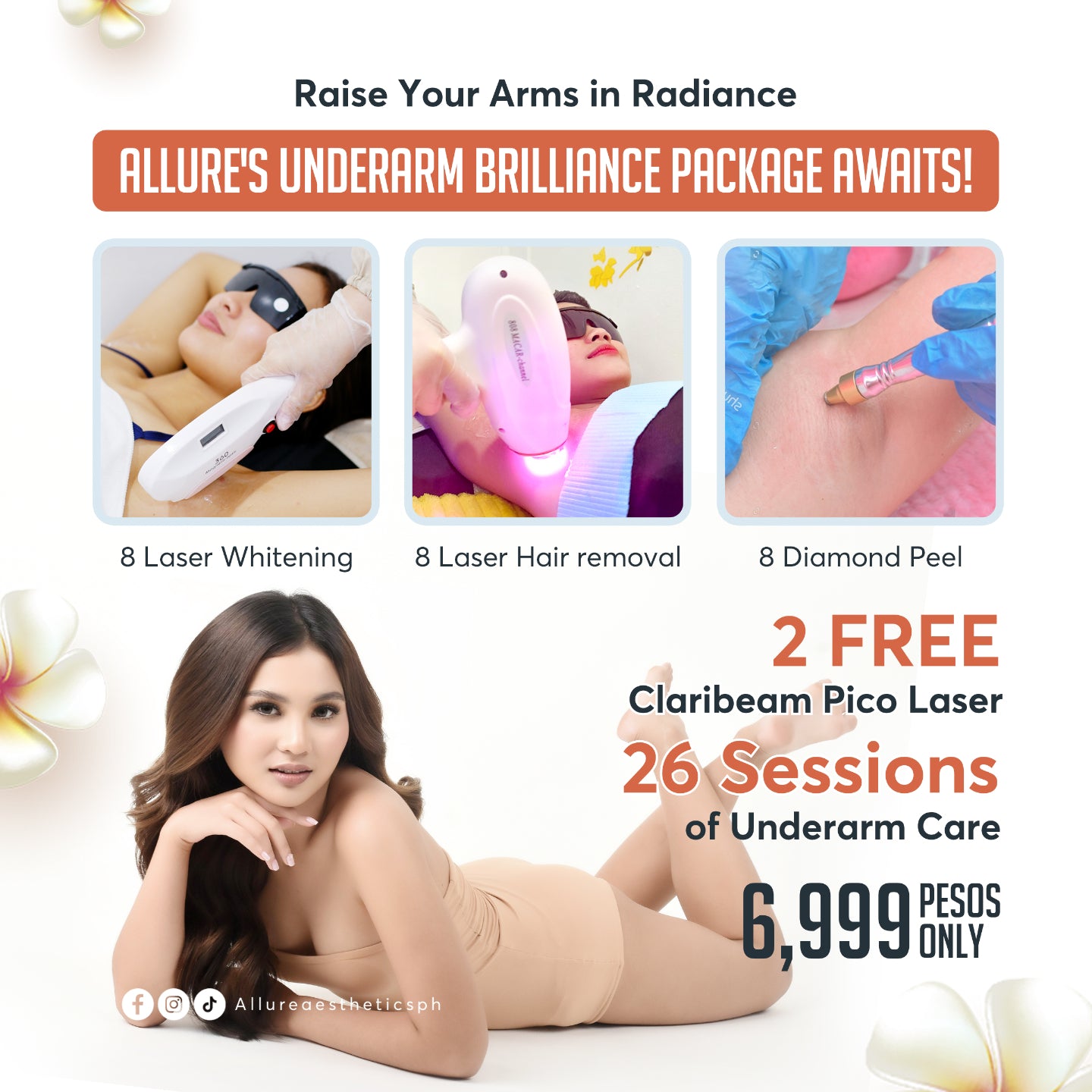 Underarm Brilliance Package - Smooth, White, Hair-Free Magic at Allure Aesthetics Baliwag